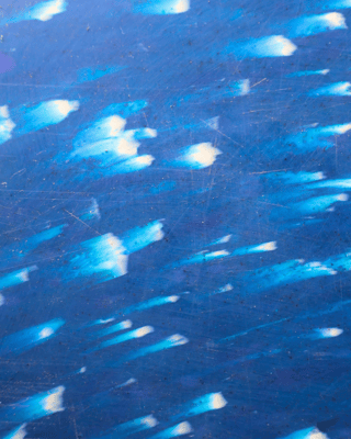 Blue White